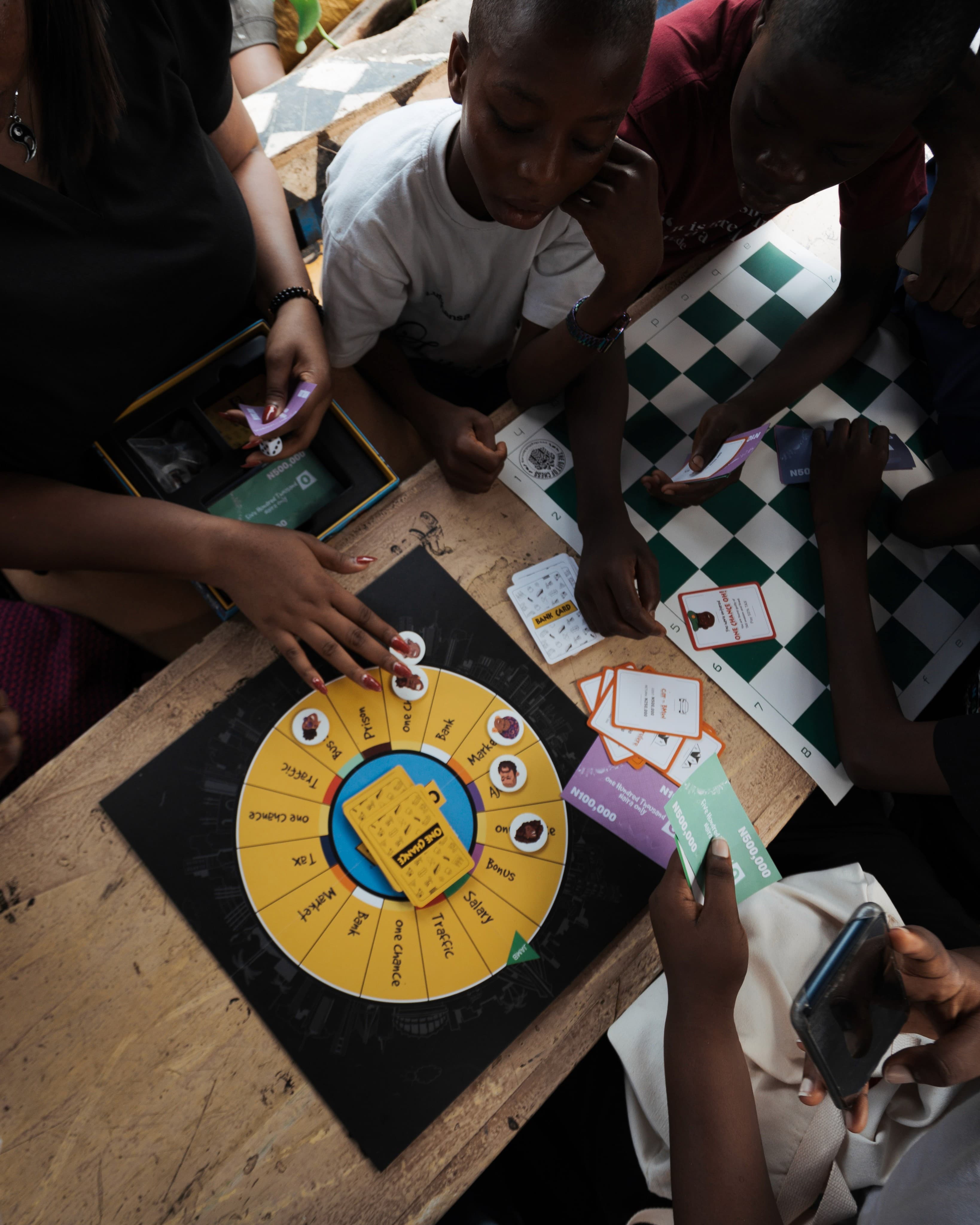 Kids enjoying One Chance